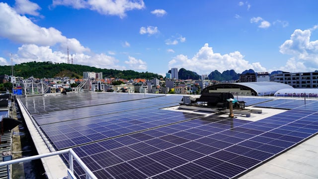 Solar panels in Vietnam